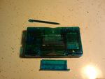 GBA slot cover and stylus removed.